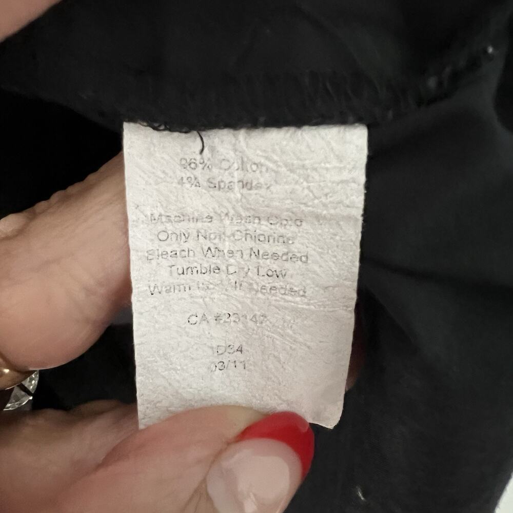 TALBOTS Plus Size Women Dress 24W Black Babydoll Career Minimalist Pockets - Picture 7 of 13